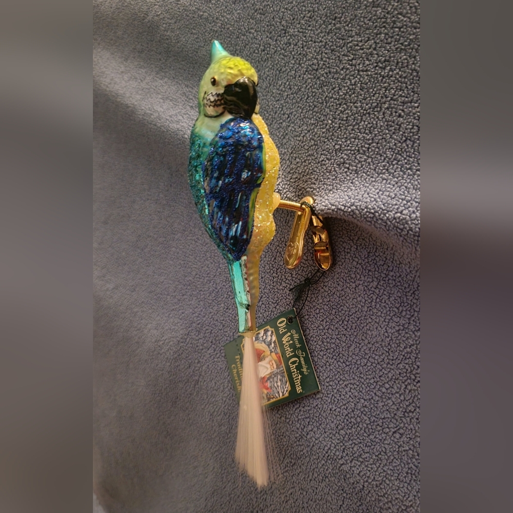 Old World Christmas PARROT Ornament - Picture 2 of 7